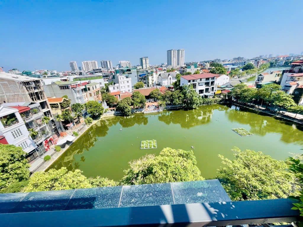 Bán nhà mặt phố Bồ Đề Long Biên lô góc view hồ, 7 tầng thang máy, sổ 87m² sàn 102m², MT 5,7m - ảnh 2